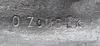 padělaná signatura na falzu Zoubkova reliéfu Ruce v pase z roku 1986