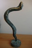 bronzové falzum sošky Had ze Zoubkova trojsoší Eva, Adam a Had z roku 1990