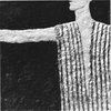 Originální reliéf Olbrama Zoubka Agamemnón z roku 1985, slitina olova a cínu s částečnou polychromií a zlacením, 35 x 35 cm, váha cca 10 kg.
